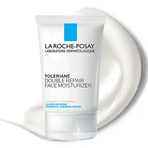 La Roche Posay Toleriane Double Repair Face Moisturizer, Daily Moisturizer Face Cream with Ceramide and Niacinamide for All Skin Types, Oil Free, Fragrance Free