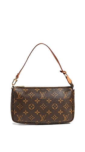 Louis Vuitton Women's Pre Loved Pochette Accessoires, Mono, Brown, One Size